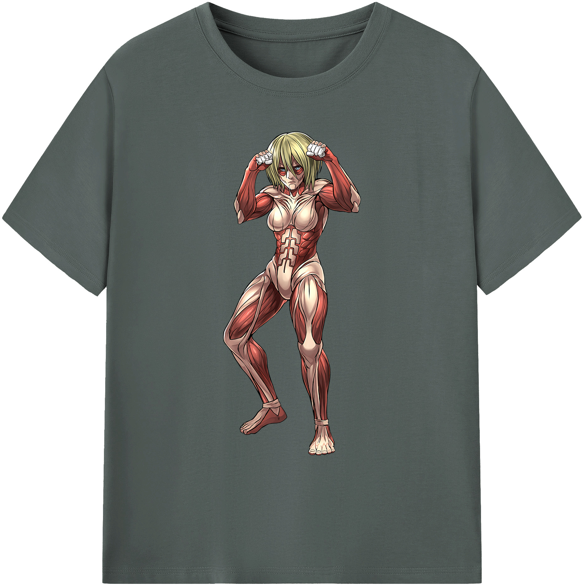 （画像用） 進撃の巨人 Attack on Titan 綿100％ メンズ半袖Tシャツ｜肌触りやわらか＆通気性